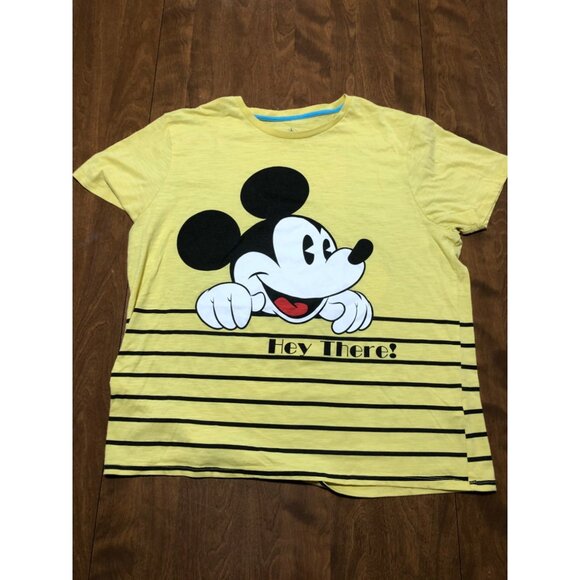 Disney Tops - Disney See Ya Real Soon Mickey Mouse Front Back All Over Graphic Print TShirt 2X